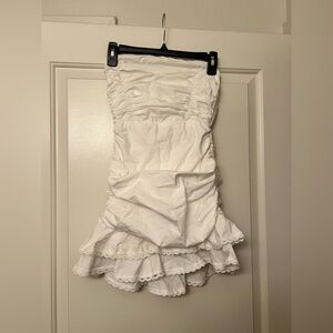 Lucy in the Sky White Strapless Dress